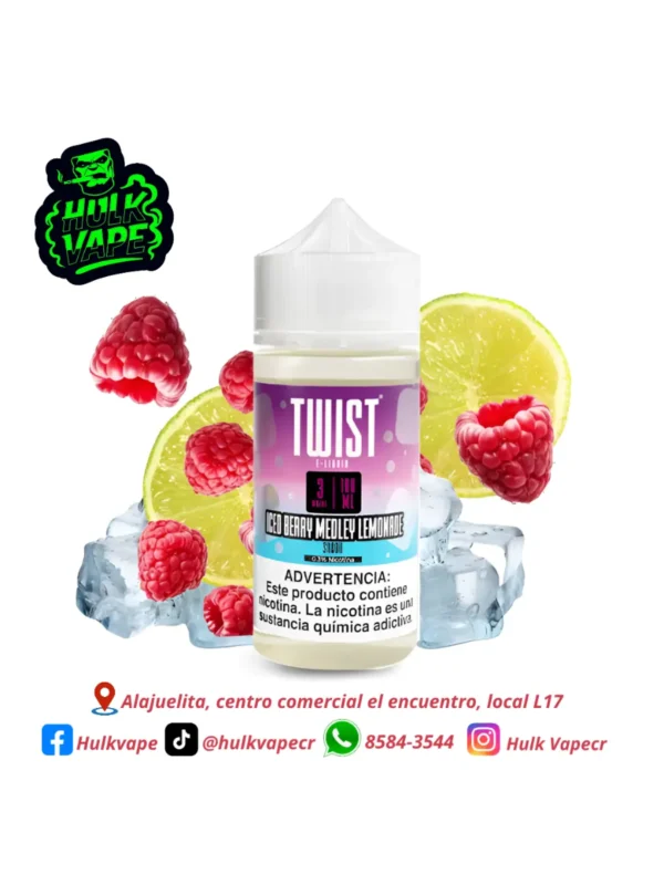 TWIST ICED BERRY MEDLEY LEMONADE